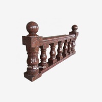 Bascule en pierre moderne pour jardin, balustrade décorative d'escalier, balustrade en marbre, colonnes, balustrade