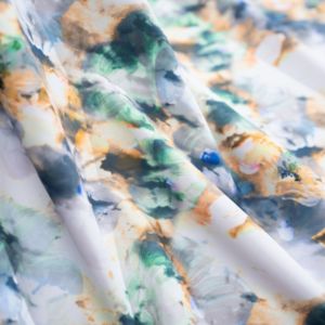 8039 Tùy Chỉnh Nhiệt Kỹ Thuật Số In Satin Lụa <span class=keywords><strong>Polyester</strong></span> Spandex Vải Cho Phụ Nữ Ăn Mặc - Product Image 3