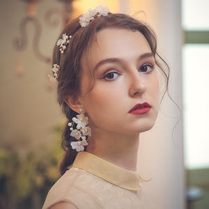 Bandeau en cristal pour femmes, accessoires de cheveux, serre-tête de vigne strass, fleur, accessoires pour mariage, 2020 - Product Image 5