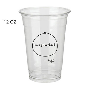 2022 New Custom Printed LOGO Thick Injection Disposable Cold Drink Cup 90PP Plastic Takeaway Fat U-Shaped Cup