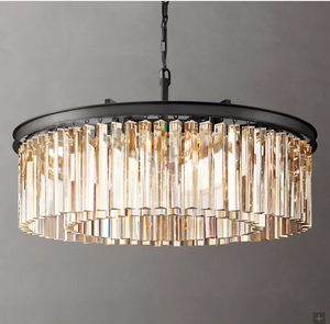 2025 Modern Large Custom ized Kronleuchter Wohnzimmer Villa Anhänger, Decken leuchte Luxuriöser runder Kronleuchter <span class=keywords><strong>Rhys</strong></span> 32 - Product Image 1