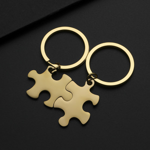 Cá Nhân Hoá Tùy Chỉnh Nối Mảnh Ghép <span class=keywords><strong>Keychain</strong></span> Cho Những Người Yêu Thích Vài Chồng Vợ Món Quà Sinh Nhật Vòng Chìa Khóa Tùy Chỉnh Móc Khóa - Product Image 5