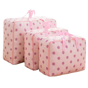 Three Piece Quilt Storage Bag Set Oxford Cloth Waterproof Rectangle Clothing Organizer Bedroom Moving Packing - Product Image 4