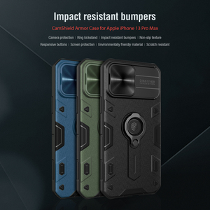 Nillkin เคสมือถือกันกระแทก,เคสมือถือแบบ <span class=keywords><strong>Camshield</strong></span> สำหรับ <span class=keywords><strong>iPhone</strong></span> <span class=keywords><strong>13</strong></span> <span class=keywords><strong>13</strong></span> Pro <span class=keywords><strong>13</strong></span> Pro Max พร้อมขาตั้งแหวน - Product Image 5