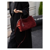 Sac fourre-tout tendance en cuir véritable pour femme, automne-hiver, haut de gamme, grande capacité, fermeture éclair, sac à bandoulière d'occasion