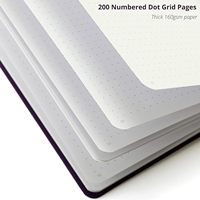 A6 japonais-coréen lin coton livre à main broderie irrégulière imprimé cahier tissu Super épais 100% demi fil vierge couture