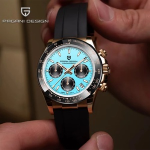 นาฬิกาข้อมือ PAGANI DESIGN แฟชั่นหรูหรา โครโนกราฟ สปอร์ต สำหรับผู้ชาย สายยาง กันน้ำ นาฬิกาควอตซ์ Relogio Masculino - Product Image 3