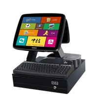 POS-система ZHONGJI A700 с 15-дюймовым сенсорным экраном, процессором Intel Quad-Core, ОС Windows, гарантией 2 года, 500 ГБ памяти, 16 ГБ оперативной памяти DDR4, многофункциональная