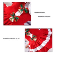 Nouvelles Robes de Fête pour Chiens en Polaire Rayée, Style Européen et Américain, pour Petits Chiens, Toutes Saisons, Fournitures Transfrontalières de Noël pour Animaux de Compagnie