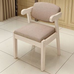 <span class=keywords><strong>Chaise</strong></span> <span class=keywords><strong>de</strong></span> salle à manger entièrement en bois massif, <span class=keywords><strong>chaise</strong></span> à dossier avec accoudoirs pour table à manger à domicile, bureau <span class=keywords><strong>de</strong></span> <span class=keywords><strong>travail</strong></span> et bureau d'étude pour étudiants - Product Image 4