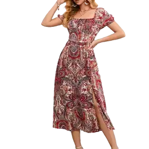 clothing factory sale 2024 fashion dresses stock ready to ship