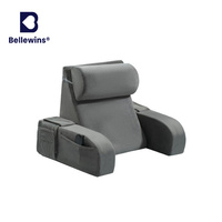 Coussin de lecture ergonomique et confortable Bellewins, best-seller, avec accoudoirs et poche, pour soulager les douleurs dorsales