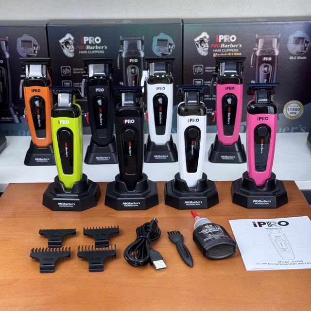 Customized Logo 8000RPM Trimmers Best DLC Blade Hair Trimmer & Clipper Professional Salon Tools Brushless Motor Barber Trimmers