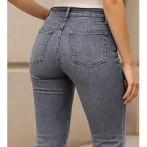Jeans a Zampa d'Elefante da Donna Adrenaline, Vita Alta, Elasticizzati, Comodi, Traspiranti, Stile Semplice e alla Moda, 5 Tasche - Product Image 6