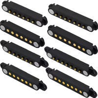 Connecteurs d'alimentation magnétiques à ressorts 2 3 4 5 6 7 broches connecteur magnétique à broches Pogo étanche