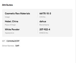 โรงงานผลิตผงวิตามินซี SAP คุณภาพคงที่ |   โซเดียมแอสคอร์บิลฟอสเฟตเกรดอาหาร วัตถุกันเสียจากธรรมชาติ CAS 66170-10-3 - Product Image 6