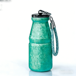 Bouteille isotherme de luxe en titane pur – Tasse thermos pour bureau et affaires – Gourde isotherme sous vide - Product Image 6