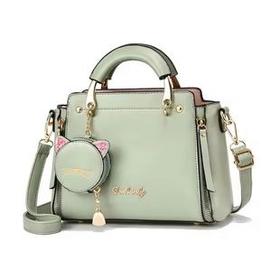 Bolso bandolera de estilo francés para mujer, modelo 2026, de piel sintética marrón con asa superior. Elegante bolso de hombro con - Product Image 6