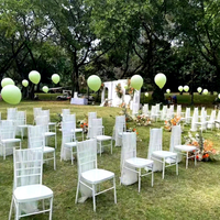 Chaise Chiavari empilable en gros, design moderne pour mariage, banquet, appartement, villa, entrée