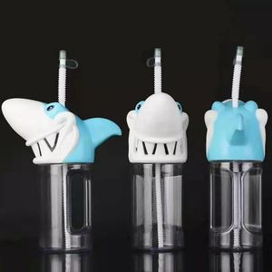 Ly uống nước hoạt hình 3D tùy chỉnh hình cá mập cá sấu có đế đèn LED nhấp nháy dùng cho lễ hội và tiệc tùng, chất liệu nhựa - Product Image 4