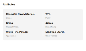 Precio al por mayor: Almidón de patata, almidón modificado en polvo, aditivos alimentarios, almidón modificado de yuca como agente espesante - Product Image 6