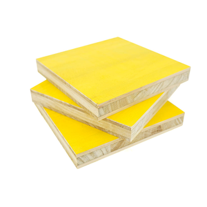 Contrachapado Fenólico Impermeable de 21 mm y 27 mm, Panel de Encofrado Amarillo de 3 Capas, Diseñado para Programas de Construcción Rigurosos - Product Image 1