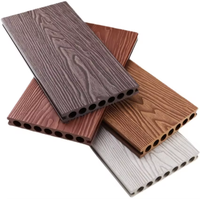 Plancher de terrasse multicouche en WPC fabriqué en Chine, brossé, système de fixation DUAL LOCK, installation facile par clic, style design européen moderne