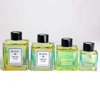 Bouteille vide en verre de diffuseur d'arôme de parfum d'intérieur de luxe personnalisée de 200ml en gros