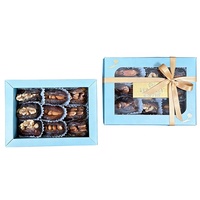 Boîte cadeau en papier personnalisée en gros avec tiroir coulissant pour chocolats, dates, avec insert
