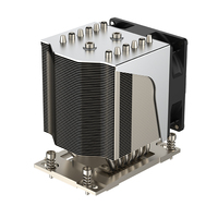 Serveur COOLSERVER T42 4U, processeur AMD SP6, dissipateur thermique, 6 caloducs, fond en cuivre pour serveur 4U, nouveau ventilateur de processeur