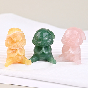 <span class=keywords><strong>Prix</strong></span> de gros Sculpture sur pierre de guérison en cristal Carfts Ghost pour la décoration de la maison - Product Image 1