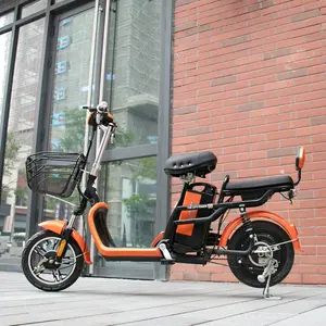 Xe Đạp Điện Kiểu Moped 48V 500W, Đi Lại Bằng Xe Đạp Điện Có Bánh Răng To