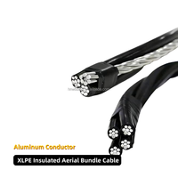 Vollaluminium XLPE 0,6/1kV PRC-Kabel/ABC-Luftkabelbündel 4*25mm 4*35mm 4*50mm 4*70mm 4*95mm Elektrisches Freileitungskabel