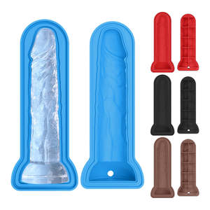 Nuevo Molde de Hielo con Forma de Pene Personalizado, Bandeja de Hielo para Adultos, Molde de Hielo de Silicona de Grado Alimenticio para Accesorios de Fiesta - Product Image 2