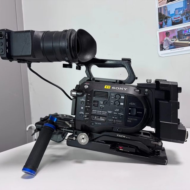 90% New for FS7 MKII Digital Camcorder 4K HDR Video Camera with Super 35mm Sensor XAVC-I/XAVC-L Built-in ND Filters