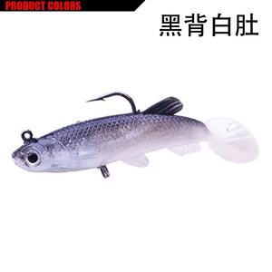 Newbility vivid <span class=keywords><strong>fishing</strong></span> <span class=keywords><strong>lures</strong></span> saltwater fish shape fork tail softbait esche da pesca in plastica morbida (vecchio) esche da pesca crankbait - Product Image 4