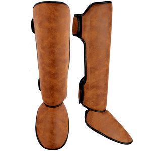Leggings de Boxeo Profesionales para Hombre y <span class=keywords><strong>Mujer</strong></span>, Cinturón de Soporte de Tobillo Ajustable, Protección de Cuero Grueso Retro - Product Image 2