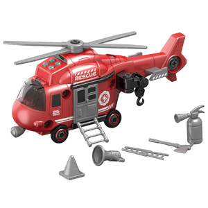 Modèle de voiture à inertie sonore <span class=keywords><strong>et</strong></span> lumineuse à assembler <span class=keywords><strong>et</strong></span> à démonter AJB DIY, ensembles de blocs de construction assemblés, jouets pour enfants - Product Image 3