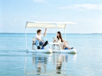 Bateau de pêche gonflable électrique de luxe en tissu PVC, yacht léger pour sports nautiques, catamaran gonflable pour lac, SUP