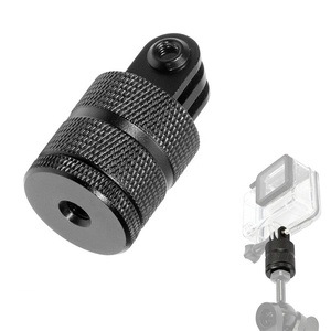 Takenoken <span class=keywords><strong>película</strong></span> profesional aluminio 1/4 pulgadas soporte de cámara adaptador de trípode de rotación de 360 grados para accesorios de cámara Go Pro - Product Image 1
