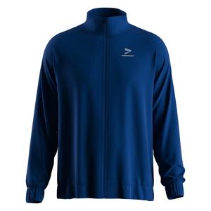 Survêtement actif en nylon perforé au laser avec ventilation dorsale et aux coudes, coupe-vent léger et respirant pour l'entraînement en extérieur - Product Image 6