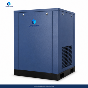 Compresor de Aire de Tornillo de Velocidad Fija Industrial de 7.5kW-250kW, Accionamiento Directo, Bajo Ruido, 3ppm de Contenido de Aceite, Modelo Coolcube CCALS CE - Product Image 1