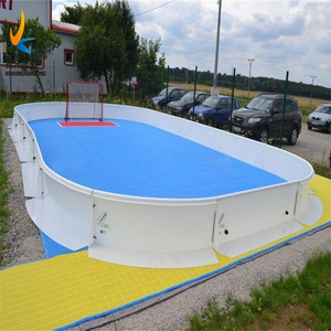 Barrières de terrain de floorball <span class=keywords><strong>en</strong></span> panneaux HDPE, barrière de terrain de floorball portable, mur de football <span class=keywords><strong>en</strong></span> <span class=keywords><strong>plastique</strong></span>, terrain de floorball <span class=keywords><strong>en</strong></span> <span class=keywords><strong>plastique</strong></span> PP 20*40m - Product Image 3