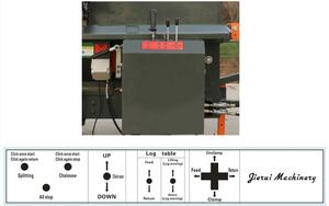 CE Automatic Commercial Firewood Processor Gasoline Engine Log Portable Cutter With Joystick Control - Product Image 2