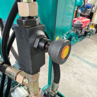 Foreuse de puits d'eau portable automatique compacte, équipement de forage électrique 220V avec une profondeur de 150m pour usage domestique et agricole