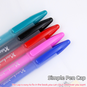 علامات فنية ملونة مخصصة غير سامة للألوان المائية من الألياف خط Nib مع مجموعة تغليف - Product Image 4