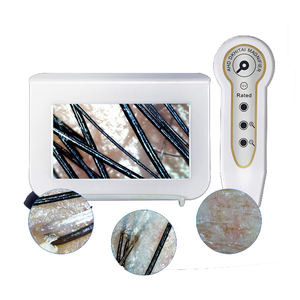 7 polegadas Scalp Detector cabelo folículos óleo umidade Tester pele Analyzer máquina Facial pele cabelo analisador máquina recarregável - Product Image 3