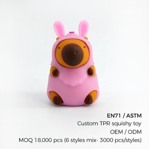 Koleksiyonluk TPR Kapibara Oyuncak Kostümlü Kör Kutu Sürprizi |   OEM ODM Adedi 18.000 - Product Image 1