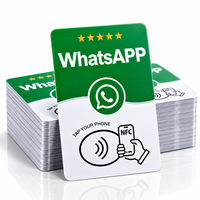 Carte NFC WhatsApp, carte intelligente sans contact pour les entreprises, restaurants, cafés, hôtels, salons de beauté, salons de coiffure