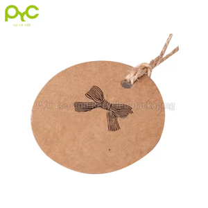 PYC precio bajo personalizado Impresión de lujo ropa de papel etiqueta colgante ropa etiquetas colgantes - Product Image 4